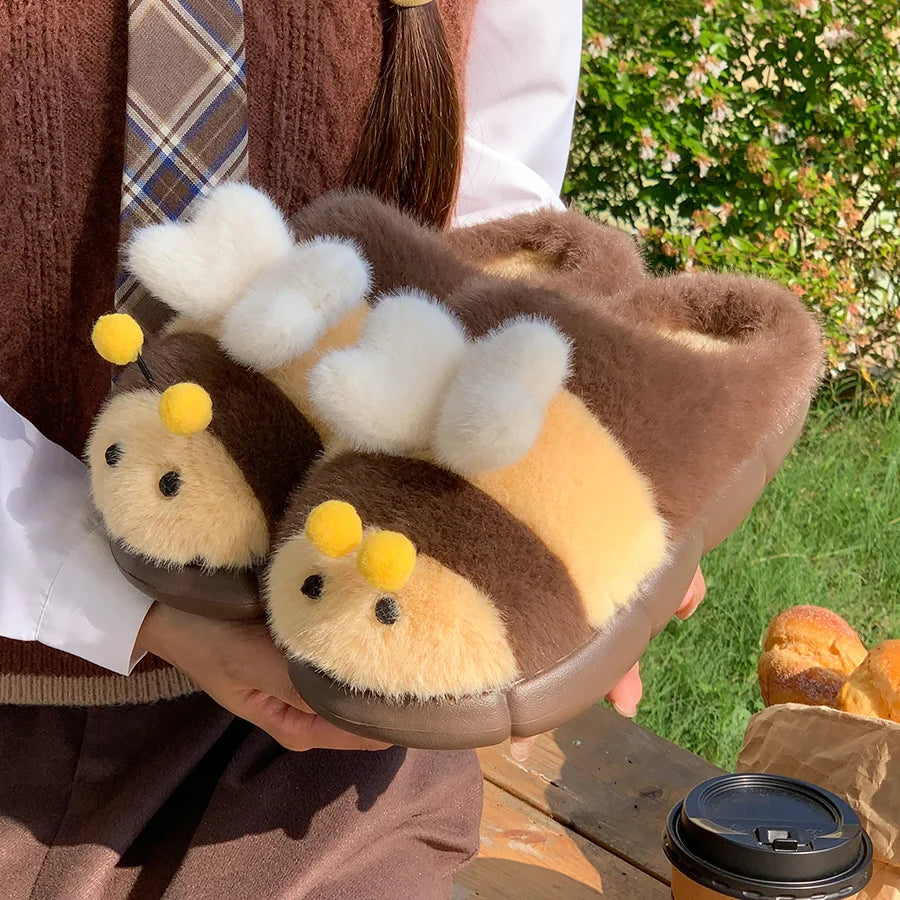 Cute Bee Slippers