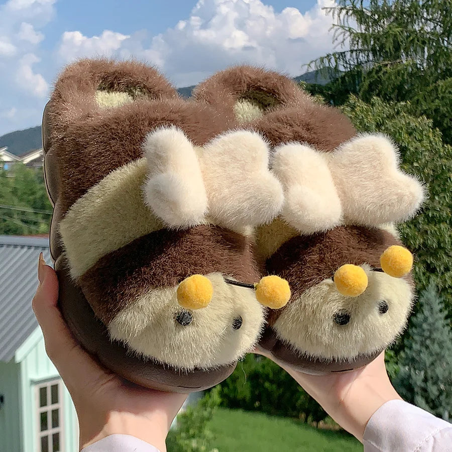 Cute Bee Slippers