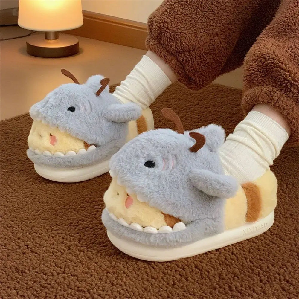 Shark Bee Slippers