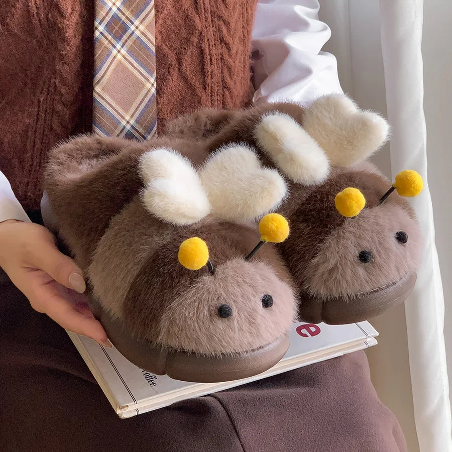 Cute Bee Slippers
