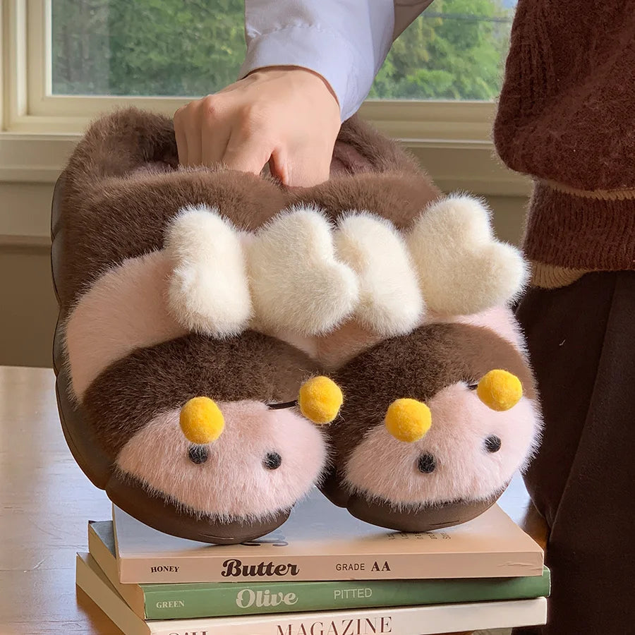 Cute Bee Slippers