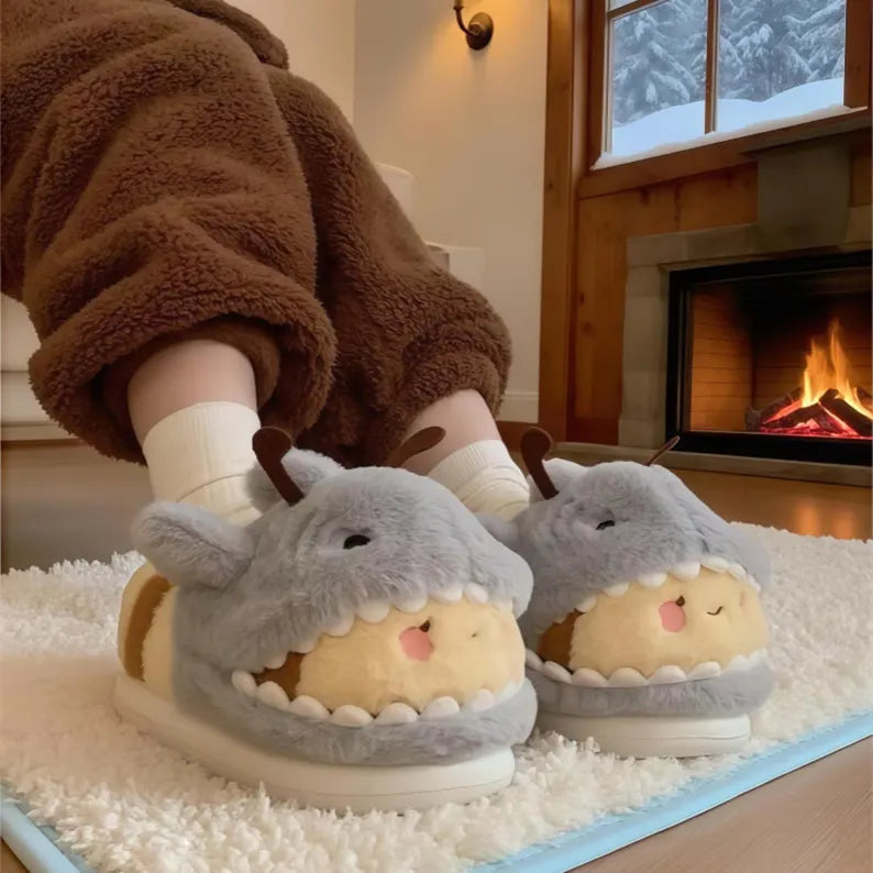 Shark Bee Slippers